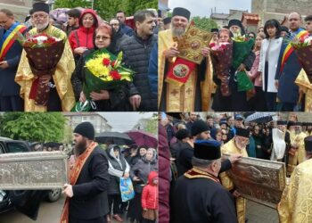 Moaștele Sfântului Ierarh Iosif cel Milostiv au ajuns la Biserica „Sf. Gheorghe” din municipiul Botoșani. Credincioșii se pot închina la raclă până miercuri seară, 24 aprilie 2024