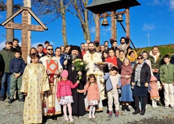 Liturghie arhierească, în prima biserică românească din Norvegia