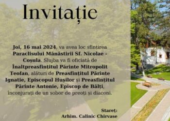 Sfințirea Paraclisului de la Mănăstirea Coșula