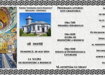 Resfințirea Bisericii „Adormirea Maicii Domnului” Dragalina din Protopopiatul Darabani