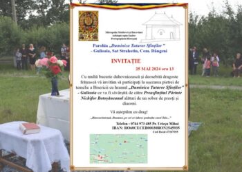 În satul care „nu există” se va construi o biserică. Preasfințitul Părinte Nichifor Botoșăneanul va așeza Piatra de temelie pentru un lăcaș de cult în Gulioaia