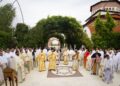 Moaștele Sf. Ioan Rusul și ale Sf. Luca al Crimeii au fost întâmpinate la Mănăstirea Pantocrator