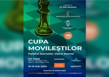 Cupei Moliveștilor la Șah se va desfășura La Palatul Dornelor