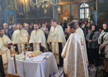 Taina Sfântului Maslu în Parohia Ungureni