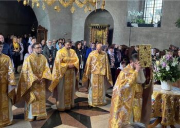 Sfântul Mucenic Ioan Rusul cinstit de credincioși. Hram la o Biserică din Botoșani