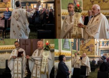 Un îndrăgit preot din Botoșani a săvârșit Agheasma Izvorului Tămăduirii în Maramureș