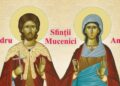 SINAXAR ORTODOX 2024: Sfinţii Mucenici Alexandru şi Antonina