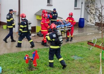 Scenariul unor exerciții, cu forțe și mijloace în teren, la două unități de învățământ din Dorohoi și Darabani