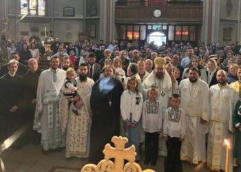 Slujire arhierească în parohia ortodoxă română „Sfântul Mare Mucenic Gheorghe” – Londra