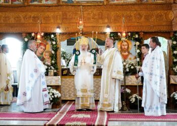 Mitropolitul Andrei a binecuvântat lucrările efectuate la Biserica Ortodoxă Ucraineană Remeți