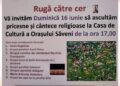 „Rugă către cer”. Concert de pricesne și cântece religioase la Săveni