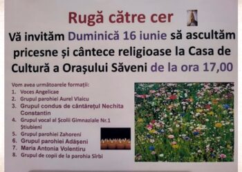 „Rugă către cer”. Concert de pricesne și cântece religioase la Săveni