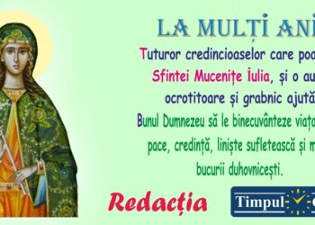 La mulți ani, de Sfânta Iulia!