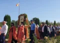 Procesiune cu Icoana făcătoare de minuni a Sfântului Ioan Botezătorul la Mănăstirea Gorovei, în ziua Hramului