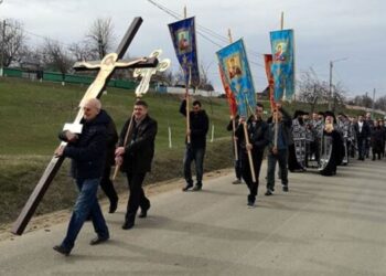 Procesiunea „Drumul Crucii” la Mănăstirea Hadâmbu, 14 septembrie 2024