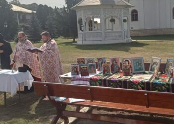 Tabăra de pictură religioasă ,, Un penel pentru credință „, ediția a 28-a de la Mănăstirea Vorona, s-a încheiat