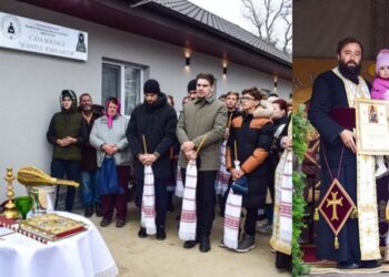 Liturghie arhierească și sfințire de casă socială în Parohia Oroftiana de Sus