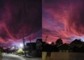 Aurora boreală a trecut prin.. România… Un spectacol rar pe cerul din Novaci