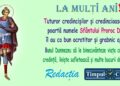 La mulți ani, de Sfântul Daniel
