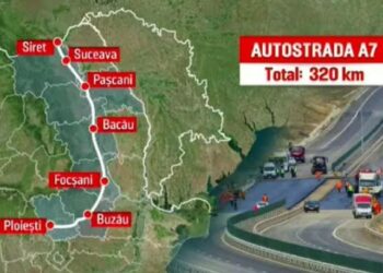 Trei tronsoane din AUTOSTRADA MOLDOVEI A7 vor urma să fie inaugurate în anul 2025