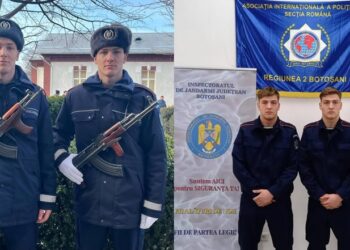 Frați gemeni botoșăneni născuți de ziua jandarmeriei române