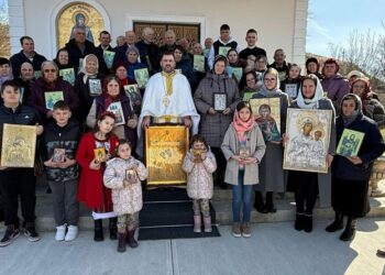 Duminica Ortodoxiei sărbătorită la o parohie din Botoșani