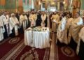 Taina Sfintei cununii oficiată de arhiereu la o parohie din Dorohoi