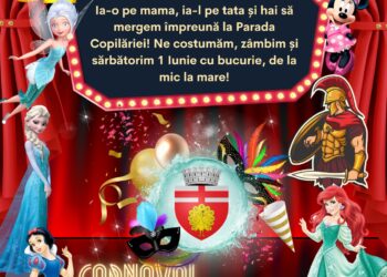 Primăria Botoșani organizează Carnavalul Personajelor de Poveste, ediția a III-a. Copiii sunt invitați să defileze în costume alături de peste 100 de personaje de basm