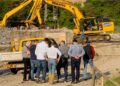 Salina Praid. Au început lucrările pentru devierea pârâului Corund