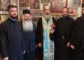 Starețul Mănăstirii „Sfântul Gheorghe Hozevitul”, în vizită la Sfinții Cleopa și Paisie de la Sihăstria