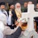 Părintele arhim. Ioan Harpa, starețul Mănăstirii Popăuți, a ținut un cuvânt la parastasul de 50 de ani a părintelui Nicodim Măndiță, mănăstirea Agapia