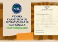 Vizarea carnetelor de rentă viageră se face până la 1 septembrie 2025