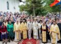 Biserica Parohiei Oneaga, ctitorie a schimonahiei Safta Brâncoveanu din 1856, a fost resfințită astăzi