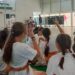 Lecție de siguranță oferită de jandarmi pentru elevii participanți la Tabăra de Vară a Cercetașilor de la Săveni