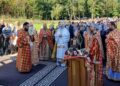 Bucurie duhovnicească la hramul Mănăstirii „Înălțarea Sfintei Cruci” – Lebăda