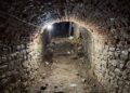 Galerie subterană descoperită în timpul lucrărilor la Mănăstirea Neamț