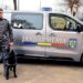 Cățelușa Ciha participă la misiunile jandarmilor pentru siguranța elevilor botoșăneni