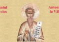SINAXAR ORTODOX 2025: Sfântul Cuvios Antonie de la Iezeru-Vâlcea