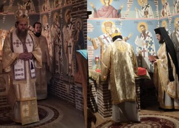 Slujire arhierească la Mănăstirea Cenicientos, Spania