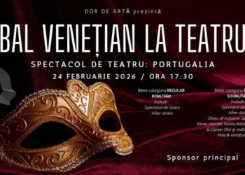  „Bal venețian la teatru”. Eveniment caritabil la Teatrul „Mihai Eminescu” Botoșani