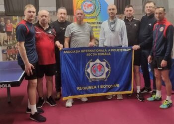 Pompierul botoșănean, plutonier Andrei Puiu, a câștigat „Cupa IPA” la tenis de masă – ediția I