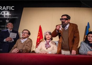 „Tipografic Majuscul”, spectacol despre curaj și libertate, pe scena Teatrului „Mihai Eminescu”