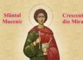 SINAXAR ORTODOX 2026: Sfântul Mucenic Crescent din Mira Lichiei