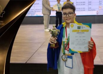 Triplu titlu mondial pentru un copil român de 10 ani la Olimpiada de Aritmetică Mentală din India