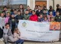 Zumba pentru copii, organizată la Parohia Lunca Rateș, în Duminica Floriilor
