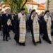 Sfânta Cuvios Cleopa de la Sihăstria, purtat în procesiune pe străzile din Botoșani, cu prilejul hramului orașului