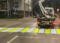 Treceri de pietoni „iluminate” cu laser au fost testate la Botoșani