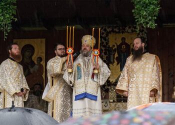 Preasfințitul Părinte Nichifor Botoșăneanul a slujit la Mănăstirea Sângeap-Basaraba