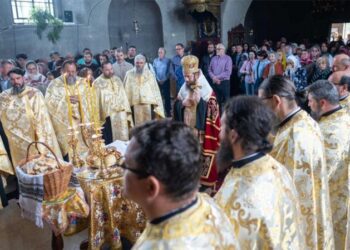 PS Damaschin Dorneanul a slujit la Biserica „Vovidenia” Botoșani