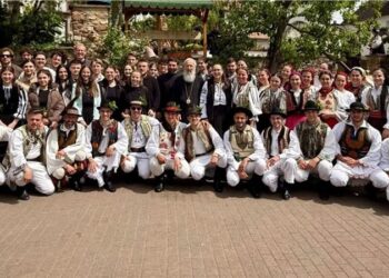 Nuntă tradițională românească în Germania: S-a căsătorit coordonatorul tinerilor de la ATORG